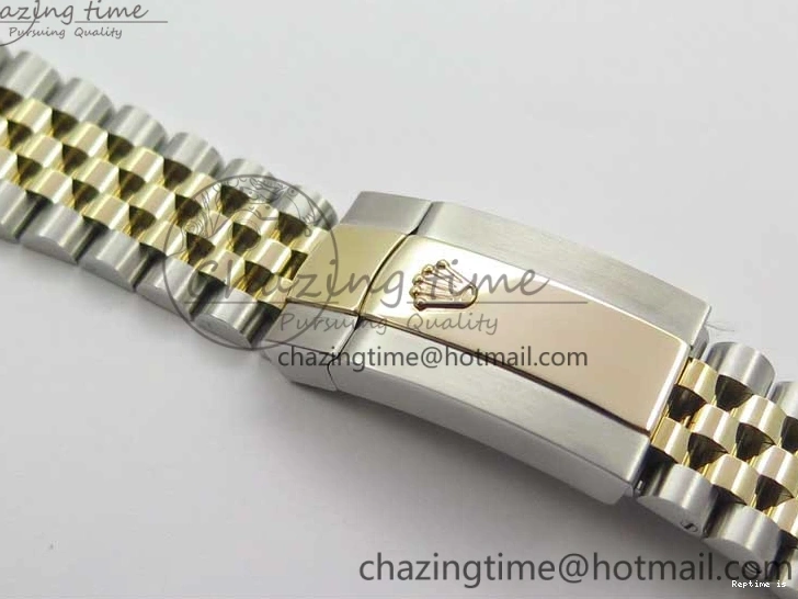 1219 DateJust 41 126333 SS YG Wrapped WWF Best Edition Gray Roman Makers Dial on SS YG Wrapped Jubilee Bracelet A Sporty 3127